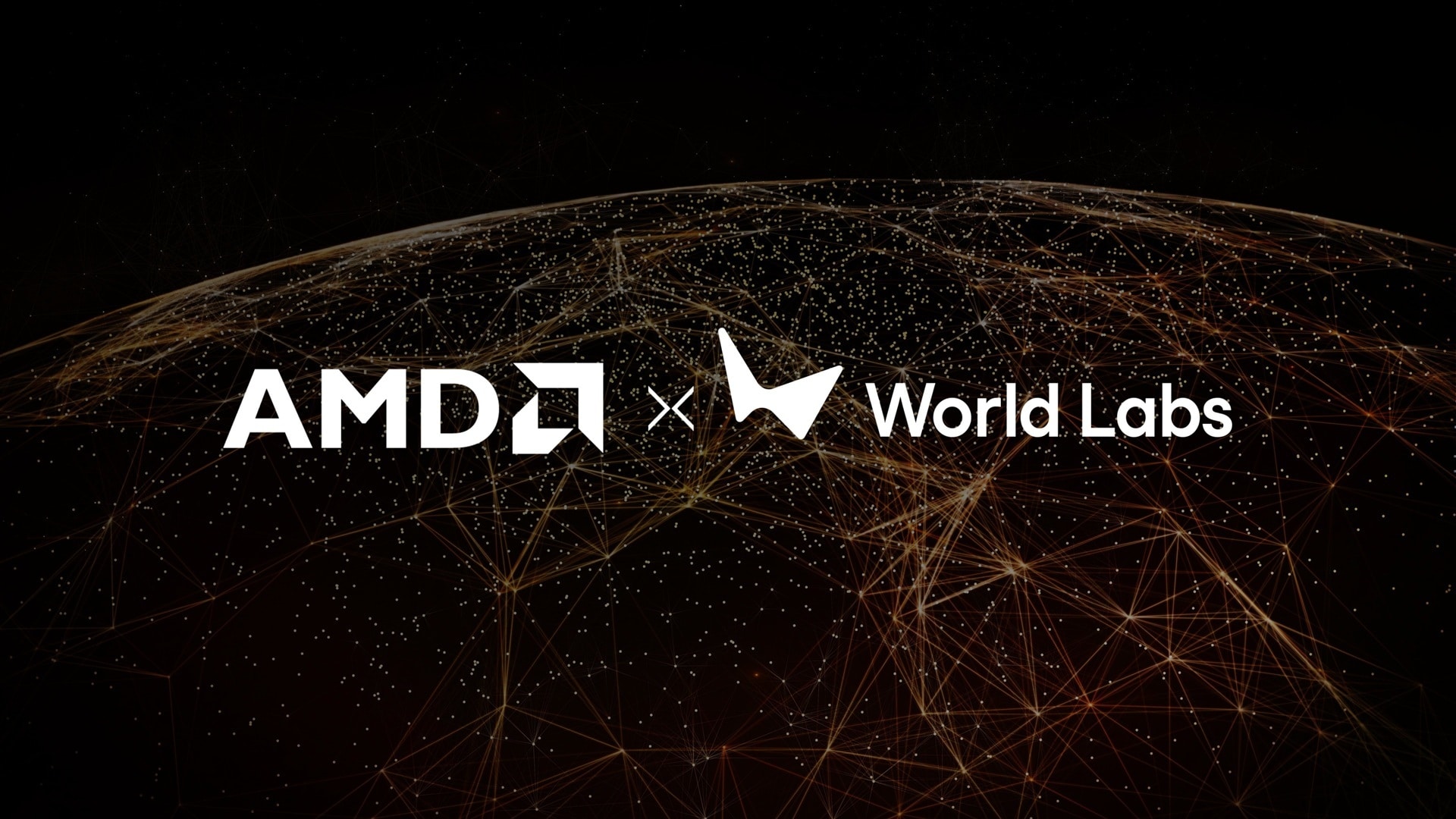 AMD와 World Labs 로고가 함께 배치된 인수 발표 공식 이미지
