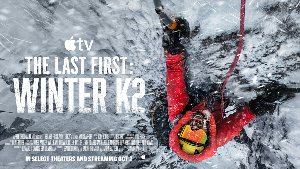 K2 설산을 배경으로 한 Apple TV 다큐멘터리 The Last First Winter K2 공식 키아트